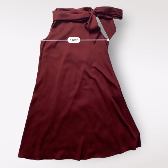 Signature by Robbie Bee  Tie-Neck‎ Sleeveless Shift Dress Size 6P - Picture 5 of 9